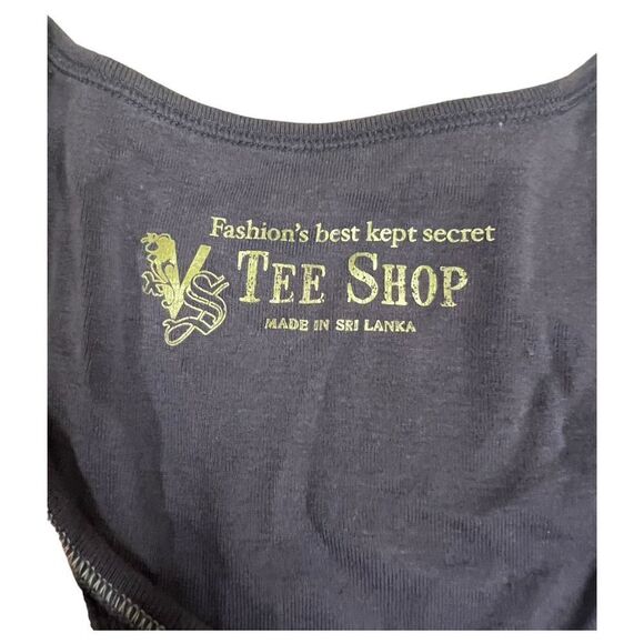 Victorias Secret Tee Shop Women's Purple Vintage Retro T-Shirt Size Large - Picture 3 of 6